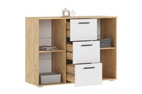 Komod-silvija-3-jasch-2-dveri-dub-kraft-zolotoj-brash-vajt-mif-2-1200x800