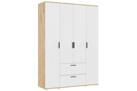 Shkaf-silvija-4-stv-dub-kraft-zolotoj-brash-vajt-mif-1-1200x800